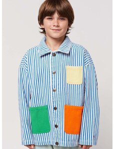 Детска дънкова риза Bobo Choses в синьо