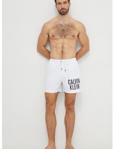 Плувни шорти Calvin Klein в бяло KM0KM00739