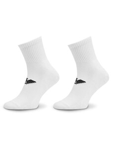 Комплект 2 чифта дълги чорапи мъжки Emporio Armani 303222 4R300 00010 Bianco