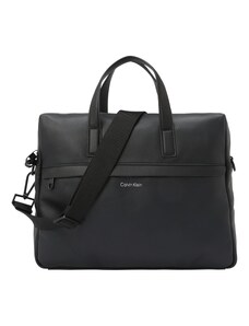 Calvin Klein Чанта за лаптоп 'Must' черно / бяло