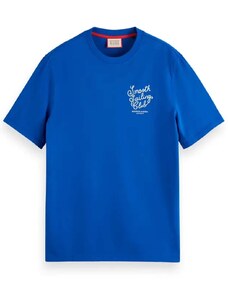 SCOTCH & SODA T-Shirt Left Chest Artwork 175564 SC3580 boat blue