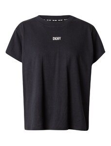 DKNY Performance Тениска черно / сребърно
