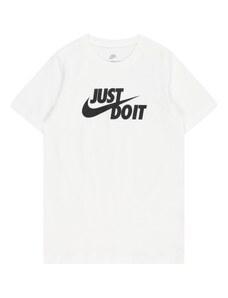 Nike Sportswear Тениска 'JDI SWOOSH 2' черно / бяло