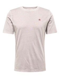 SCOTCH & SODA T-Shirt Garment Dye Logo 175585 SC6909 seal grey