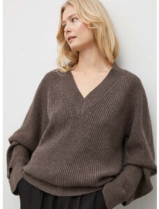 Вълнен пуловер Herskind дамски в кафяво