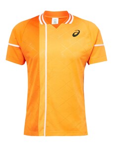 ASICS Функционална тениска 'MATCH' оранжево / мандарина / черно / бяло