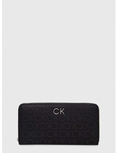 Портмоне Calvin Klein дамски в черно K60K611771