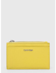 Портмоне Calvin Klein дамски в жълто K60K611933