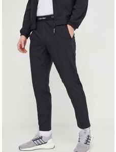 Панталон за трениране Calvin Klein Performance в черно с принт