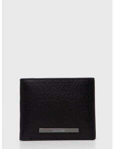 Кожен портфейл Calvin Klein мъжки в черно K50K511834