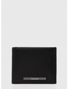 Кожен портфейл Calvin Klein мъжки в черно K50K511835