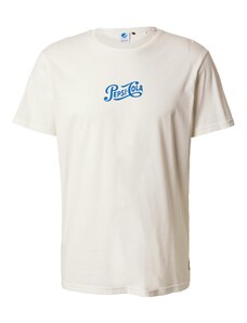 BLEND Тениска светлосиньо / бяло