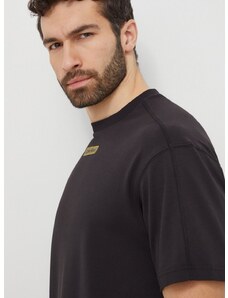 Памучна тениска Calvin Klein в черно с принт K10K112400