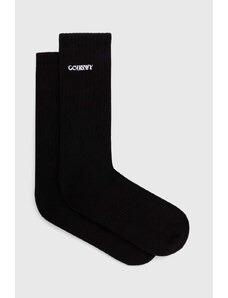 Чорапи Marcelo Burlon Manifesto Logo Shorts Socks в черно CMRA015S24KNI0021001