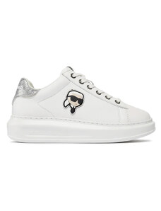 KARL LAGERFELD Sneakers Karl Nft Lo Lace KL62530N 01s-white lthr w/silver