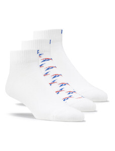 Чорапи къси унисекс Reebok Classics Ankle Socks 3 Pairs GD1030 white/vector blue/vector red