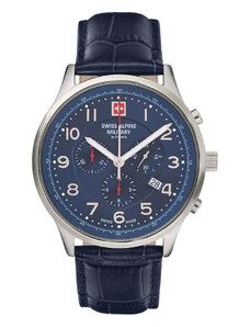 Часовник Swiss Alpine Military 7084.9535 Blue/Silver/Blue