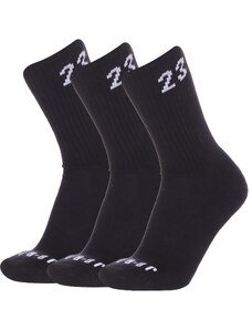 Jordan Спортни чорапи черно / бяло