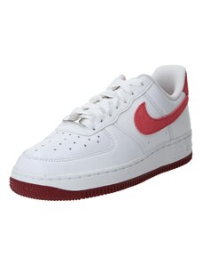 Nike Sportswear Ниски маратонки 'Air Force 1 '07' червено / бяло