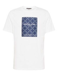 Michael Kors Тениска 'EMPIRE' нейви синьо / тъмносиво / бяло