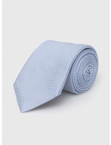 Копринена вратовръзка BOSS в синьо 50512631