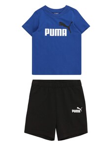 PUMA Облекло за бягане синьо / черно / бяло