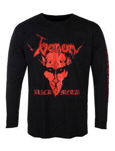Мъжка тениска с дълъг ръкав VENOM - BLACK METAL - (ЧЕРВЕНА) - PLASTIC HEAD - PH13375LS