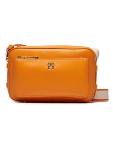 Дамска чанта Tommy Hilfiger Iconic Tommy Camera Bag AW0AW15991 Оранжев