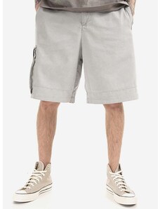 Памучен къс панталон A-COLD-WALL* Density Shorts в сиво