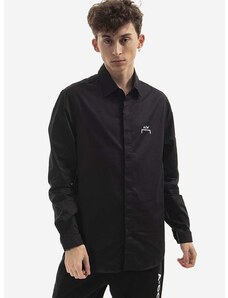 Памучна риза A-COLD-WALL* Shirt Cotton Twill в черно