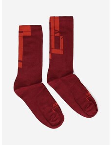 Чорапи A-COLD-WALL* Block Bracket в червено
