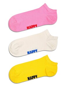 Happy Socks Къси чорапи бежово / синьо / жълто / розово