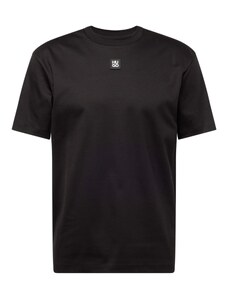 HUGO Тениска 'Dalile' черно / бяло