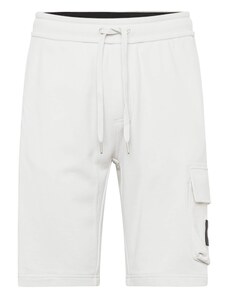 Calvin Klein Jeans Карго панталон светлосиво / черно / бяло