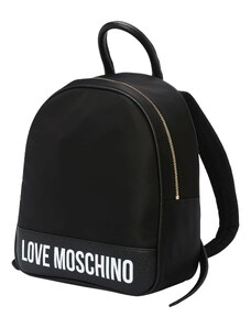 Love Moschino Раница 'City Lovers' черно / бяло