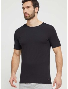 Тениска Tommy Hilfiger (3 броя) в черно с изчистен дизайн UM0UM03138