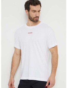 Домашна тениска HUGO в бяло с принт 50518646