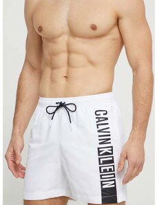 Плувни шорти Calvin Klein в бяло KM0KM00991