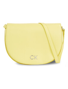 Дамска чанта Calvin Klein Ck Daily Saddle Bag Pebble K60K611679 Acacia LAF