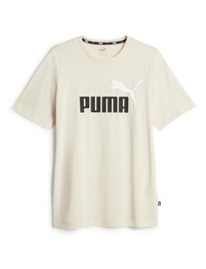 PUMA Функционална тениска 'Essentials' черно / бяло / мръсно бяло