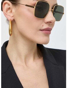 Слънчеви очила Gucci в златисто GG1434S