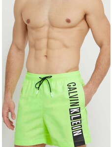 Плувни шорти Calvin Klein в зелено KM0KM00991