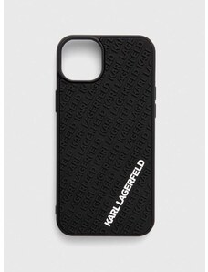 Кейс за телефон Karl Lagerfeld iPhone 15 Plus / 14 Plus 6.7" в черно