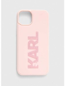 Кейс за телефон Karl Lagerfeld iPhone 15 Plus / 14 Plus 6.7" в розово