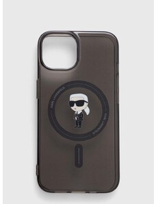 Кейс за телефон Karl Lagerfeld iPhone 14 / 15 / 13 6.1" в черно