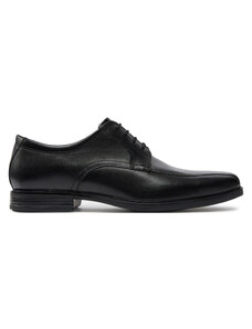 Обувки Clarks Howard Over 26174925 Black Leather
