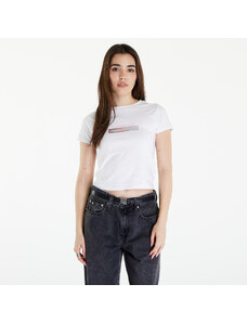 Calvin Klein Jeans Diffused Box Fitted Short Sleeve Tee Bright White