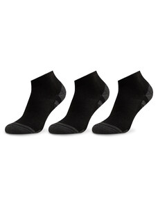 Комплект 3 чифта къси чорапи унисекс Under Armour Ua Performance Tech 3Pk Low 1379504-001 Black/Black/Jet Gray