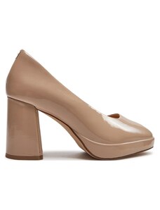 Обувки Clarks Zoya85 Court 26176365 Sand Patent