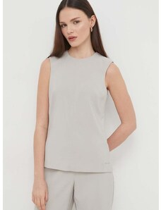 Блуза Calvin Klein в сиво с изчистен дизайн K20K206652
